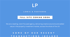 Desktop Screenshot of lewisandpartners.com