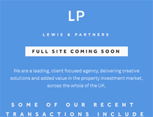 Tablet Screenshot of lewisandpartners.com